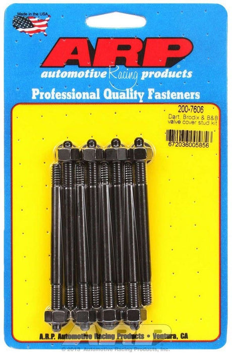 ARP 200-7606 Valve Cover Stud Kit 1/4 6pt. (8)