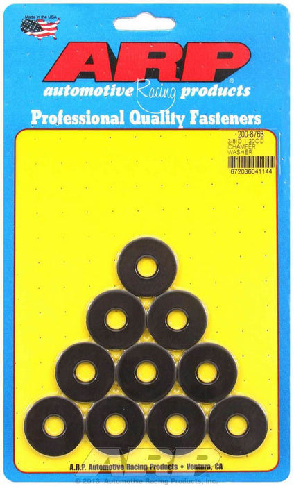 ARP 200-8763 Black Washers - 3/8 ID x 1.200 OD w/Chamfer 10pk