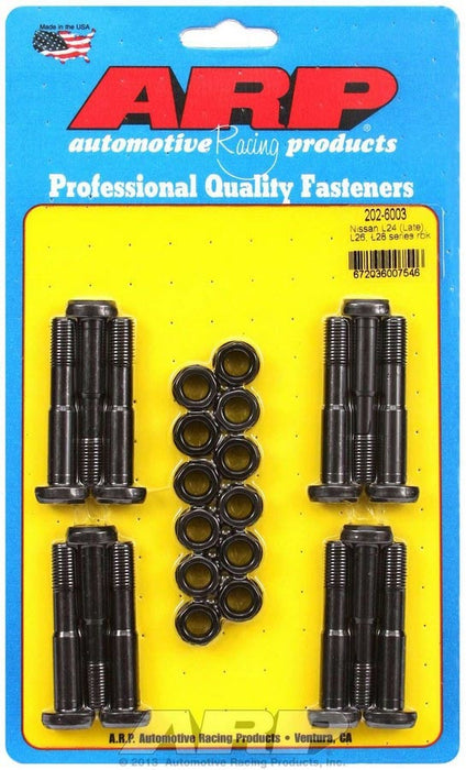ARP 202-6003 Nissan Rod Bolt Kit - Fits L24/L26/L28 Series
