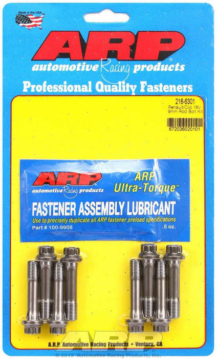 ARP 216-6301 Renault Rod Bolt Kit - Clio M9 16-Valve
