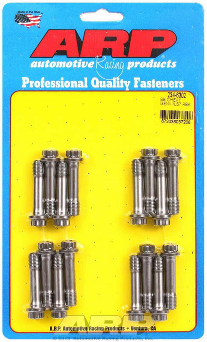ARP 234-6302 SBC Rod Bolt Kit - Fits GM LS7 2000 Series