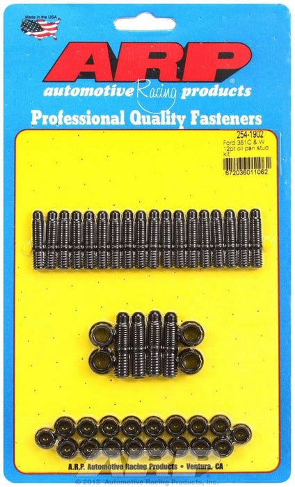 ARP 254-1902 SBF Oil Pan Stud Kit 12pt 302/351W Late Model