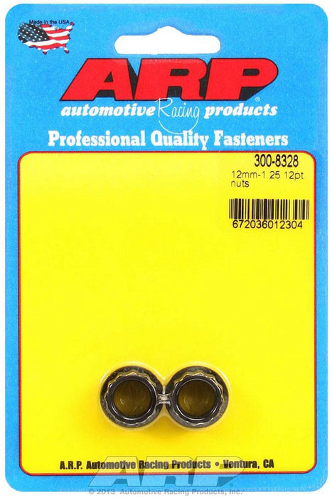 ARP 300-8328 M12 x 1.25 12pt Nut Kit 2pk