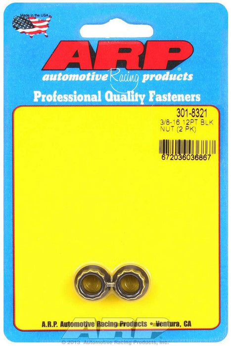 ARP 301-8321 3/8-16 12pt Nut Kit 2pk