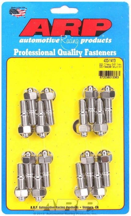 ARP 400-1413 S/S Header Stud Kit - 3/8in x 1.670in OAL (16)