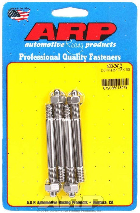 ARP 400-2412 S/S Carburetor Stud Kit 5/16in x  3.200in OAL