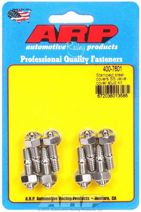 ARP 400-7601 S/S Valve Cover Stud Kit 6pt. (8)