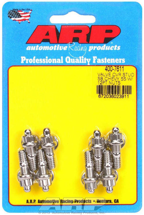 ARP 400-7611 S/S Valve Cover Stud Kit 12pt. (8)