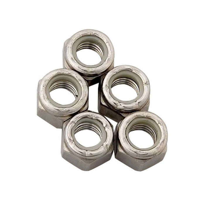 ARP 400-8764 S/S 6pt. Fine Nyloc Nuts - 3/8-24 (5)