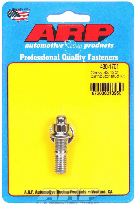 ARP 430-1701 S/S Chevy Distributor Stud Kit 12pt.