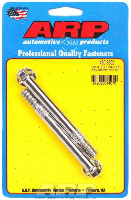 ARP 430-3502 S/S Starter Bolt Kit 6pt.