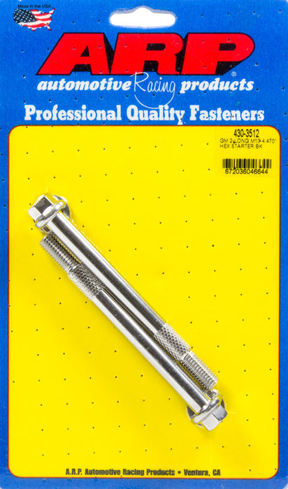 ARP 430-3512 S/S Starter 6pt Bolt Kit 10mm x 4.470 UHL