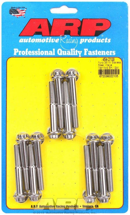 ARP 454-2103 SBF Intake Bolt Kit