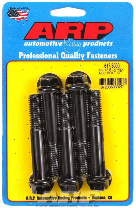 ARP 617-3000 Bolt Kit - 6pt. (5) 1/2-13 x 3.000