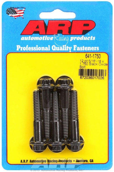 ARP 641-1750 Bolt Kit - 12pt 5pk 5/16-18 x 1.750