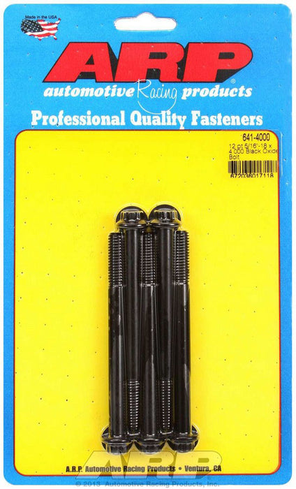 ARP 641-4000 Bolt Kit - 12pt 5pk 5/16-18 x 4.000