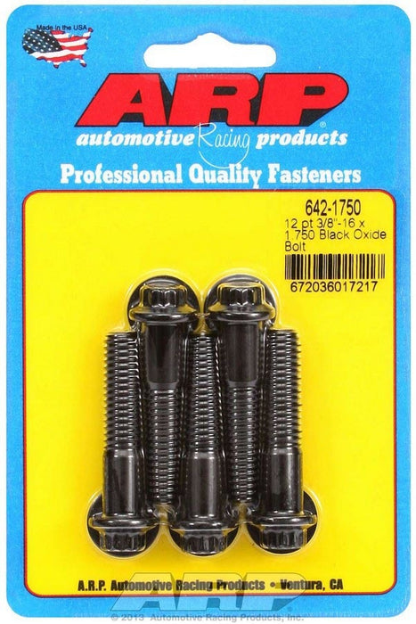 ARP 642-1750 Bolt Kit - 12pt. (5) 3/8-16 x 1.750