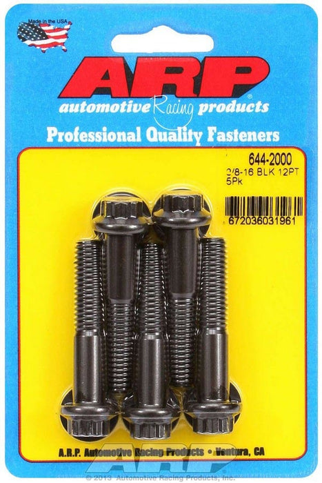 ARP 644-2000 Bolt Kit - 12pt. (5) 3/8-16 x 2.000