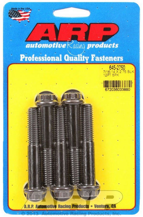ARP 645-2750 Bolt Kit - 12pt 5pk 7/16-14 x 2.750