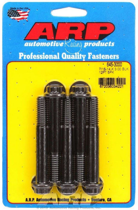 ARP 645-3000 Bolt Kit 12pt 5pk 7/16-14 x 3.000