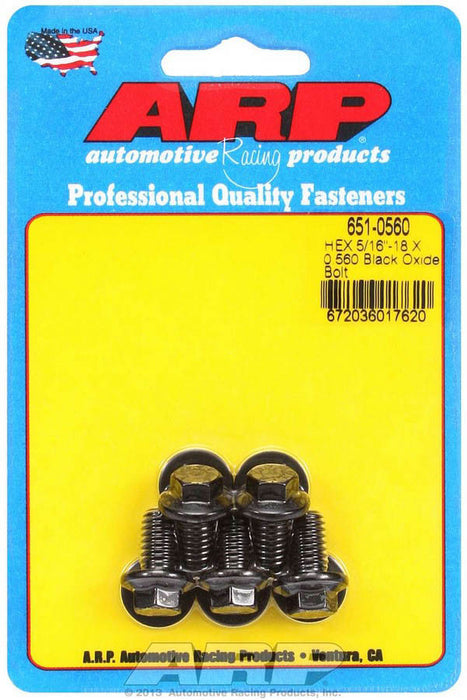 ARP 651-0560 Bolt Kit 6pt (5pk) 5/16-18 x .560