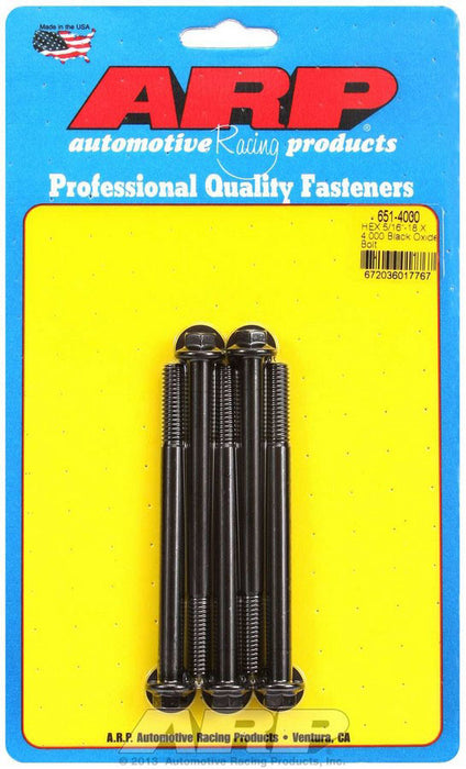 ARP 651-4000 Bolt Kit - 6pt. (5) 5/16-18 x 4.000