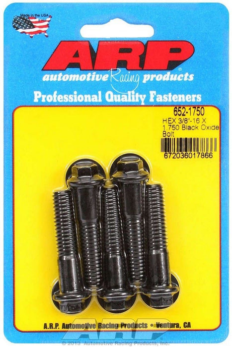 ARP 652-1750 Bolt Kit - 6pt. (5) 3/8-16 x 1.750