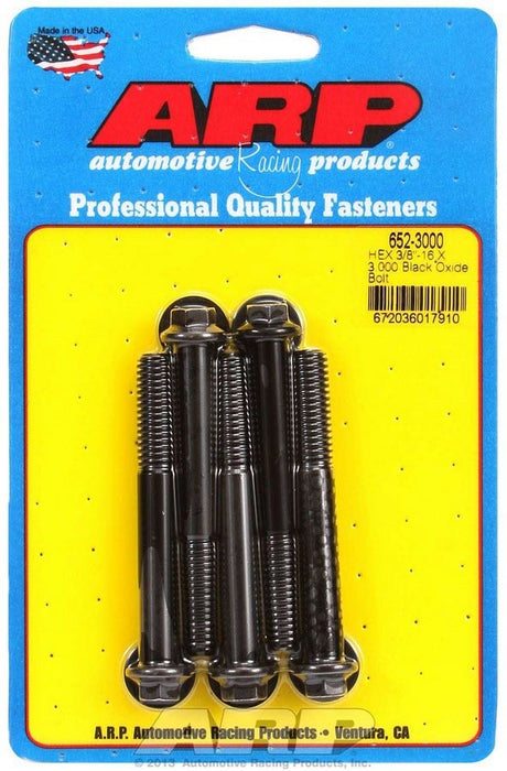 ARP 652-3000 Bolt Kit - 6pt. (5) 3/8-16 x 3.000