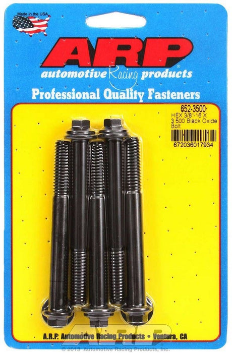 ARP 652-3500 Bolt Kit - 6pt. (5) 3/8-16 x 3.500