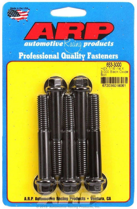 ARP 653-3000 Bolt Kit - 6pt. (5) 7/16-14 x 3.000