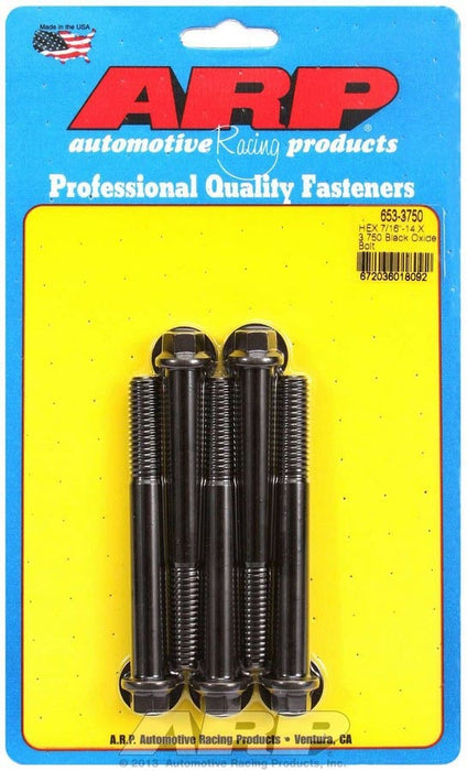 ARP 653-3750 Bolt Kit - 6pt. (5) 7/16-14 x 3.750