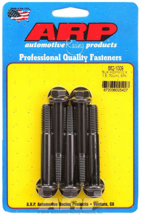 ARP 662-1009 Bolt Kit - 6pt. (5) 10mm x 1.5 x 70mm