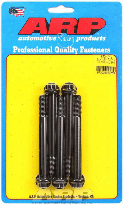 ARP 672-1012 Bolt Kit - 12pt. (5) 10mm x 1.5 x 100mm