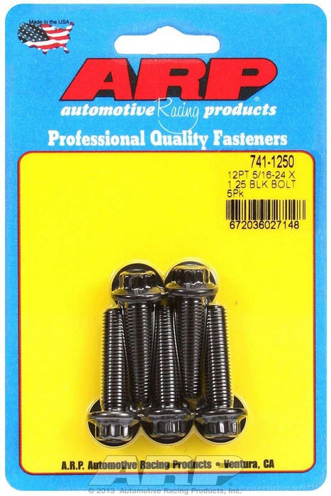 ARP 741-1250 Bolt Kit - 12pt. (5) 5/16-24 x 1.250