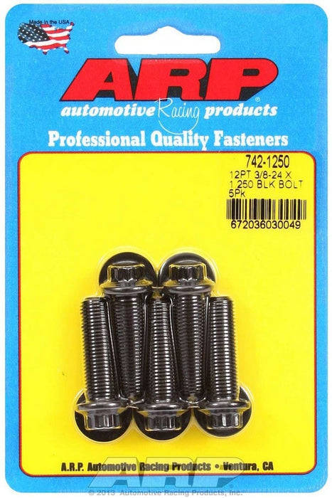 ARP 742-1250 Bolt Kit - 12pt. (5) 3/8-24 x 1.250