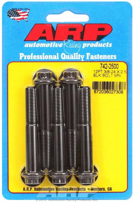 ARP 742-2500 Bolt Kit - 12pt. (5) 3/8-24 x 2.500