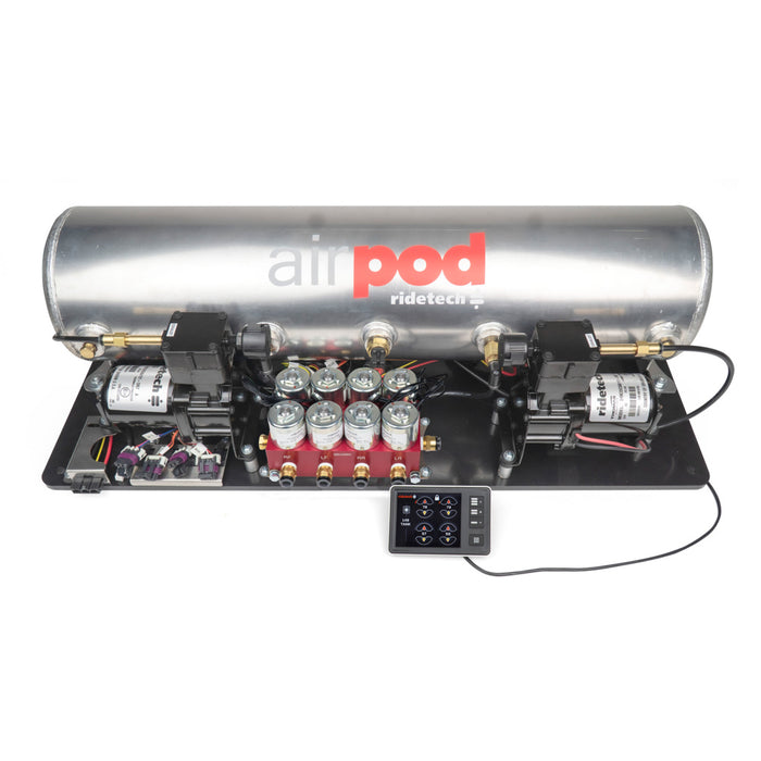 RIDETECH 30514700 RidePro E5 5 Gallon Dual Compressor AirPod