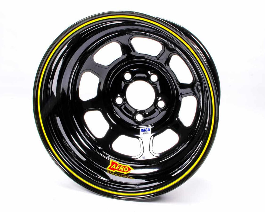 AERO RACE WHEELS 52-184710 15x8 1in 4.75 Black