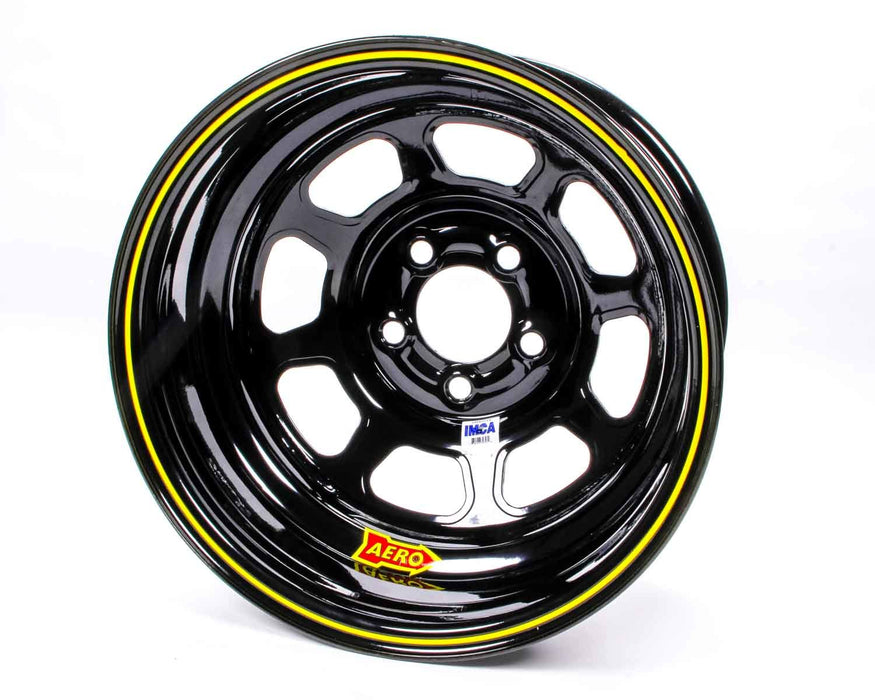 AERO RACE WHEELS 52-184740 15x8 4in 4.75 Black