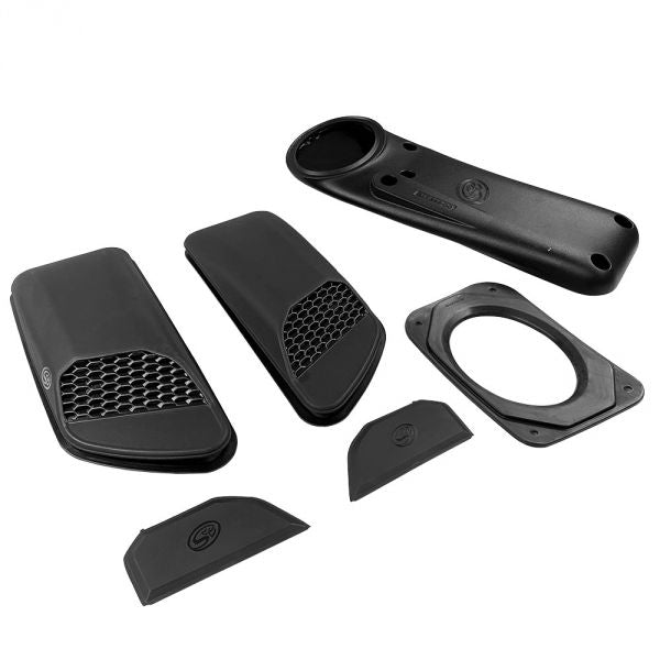 S&B AS-1014-BKJF Air Hood Scoop System for 18-20 Wrangler JL Rubicon 2.0L, 3.6L, 2020 Jeep Gladiator 3.6L S&B Intake Required - Truck Part Superstore