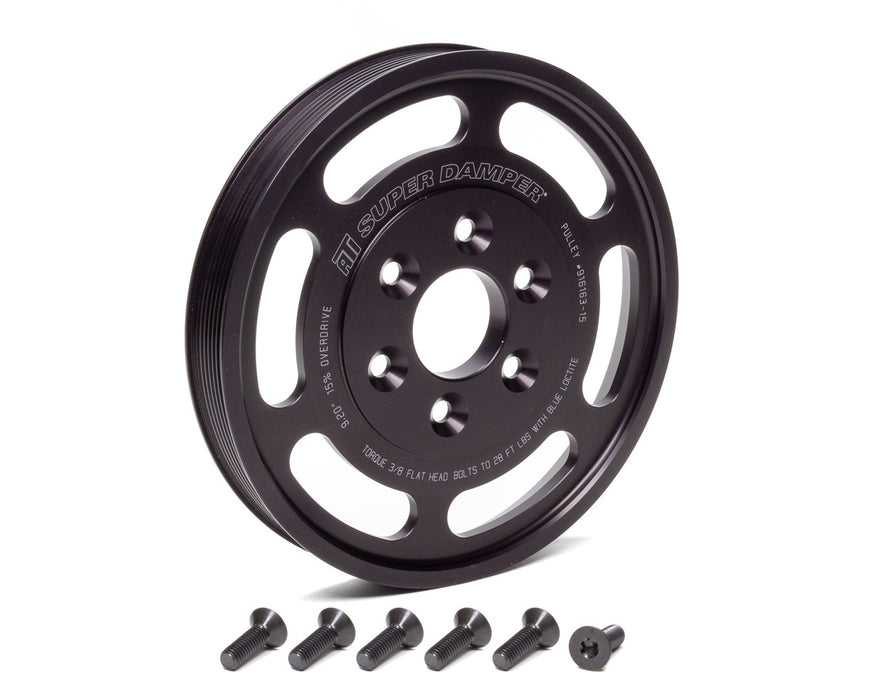ATI PERFORMANCE 916163-15 Supercharger Pulley 8.597 Dia. 8-Groove