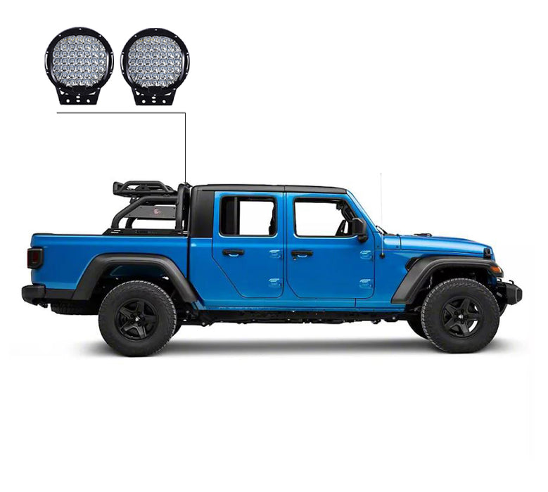 Black Horse Off Road ATRB9BK-PL69B Atlas Roll Bar Kit - Truck Part Superstore