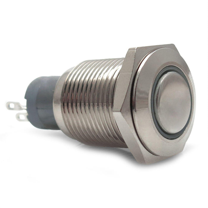 AUTO-LOC AUTSW39R 16mm Latching Billet But ton with LED Red Ring