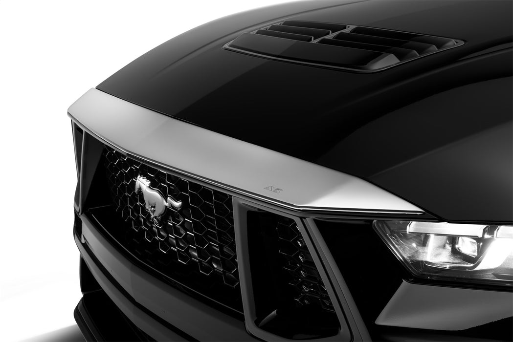 Husky Liners 2892212 Aeroskin Hood Protector; Chrome for Select Ford Mustang