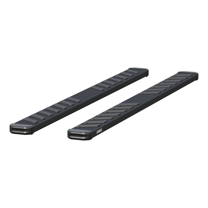 ARIES B2985 NovaTrac 6" x 85" Black E-Coat Steel Running Boards for Select Nissan TITAN