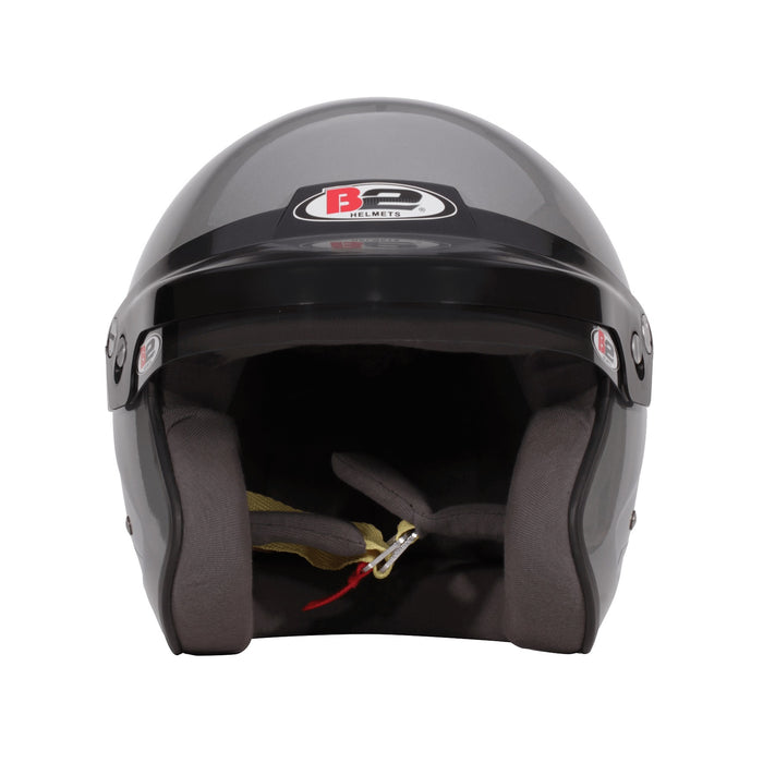 B2 HELMETS 1530A21 Helmet Icon Silver 57-58 Small SA20