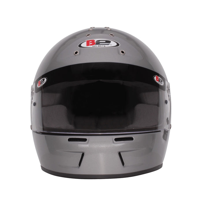 B2 HELMETS 1549A21 Helmet Vision Metallic Silver 57-58 Small SA20