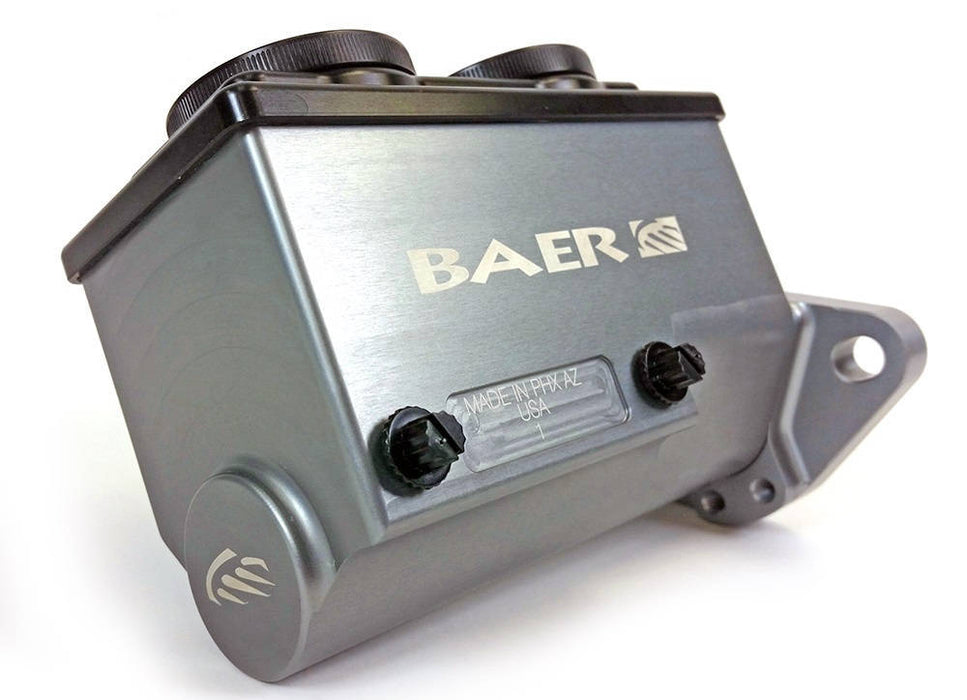 BAER BRAKES 6801238LP ReMaster Master Cylinder 1in Bore Left Port Gray