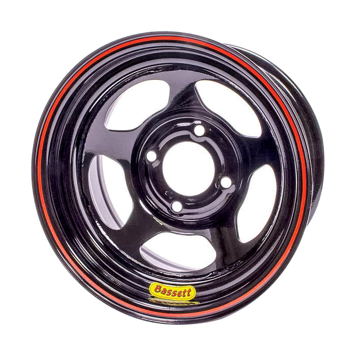 BASSETT 37SN3 13x7 5x100mm 3in BS Inertia D-Hole Black