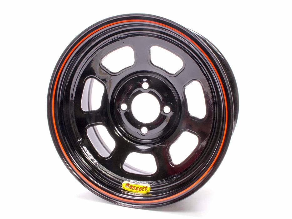 BASSETT 47SH2 Wheel 14x7 D-Hole 4x100mm 2in Black